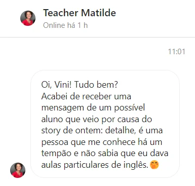 Depoimento de aluno da DeProfPraProf