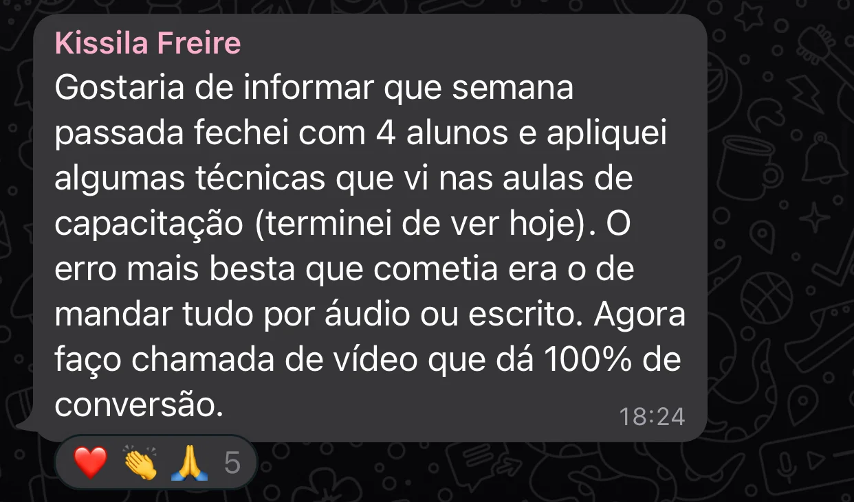 Depoimento de aluno da DeProfPraProf