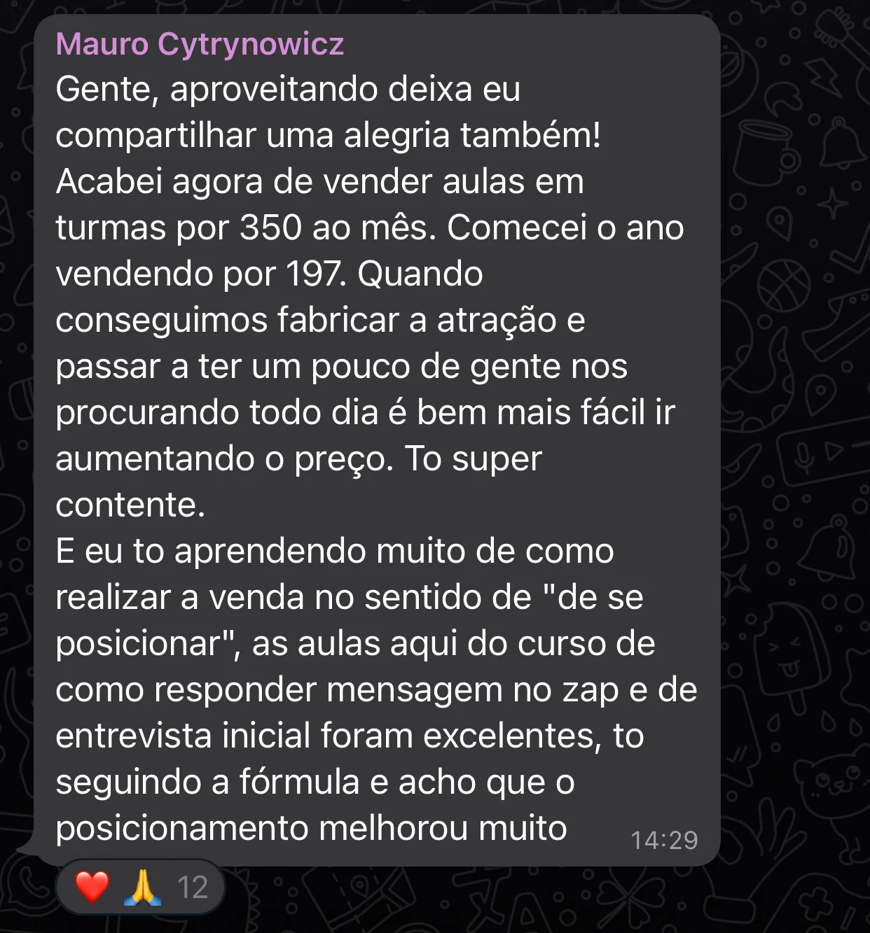 Depoimento de aluno da DeProfPraProf